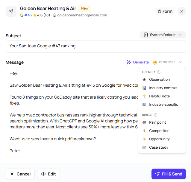 AI outreach